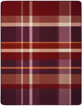 Biederlack Ruby Check Wohndecke mit Zierstich 150x200cm (823243)