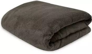 ZOLLNER Kuscheldecke Fleece 150x200cm, Mikrofaser, mocca (ZOLLNER)