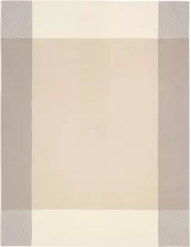 Biederlack Wolldecke Frame 100% Merinowolle, beige, 150x200cm (819239)