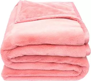 Zoeppritz The Blanket Decke recycelter Polyester, coral, 150x200cm