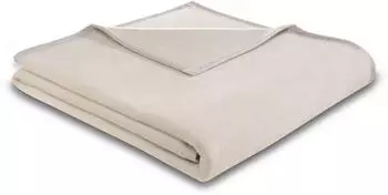 Biederlack Cotton Sense Wohndecke 150x200cm, 100% Baumwolle, silber (818867)