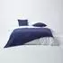 Homescapes Strickdecke mit Zopfmuster, Baumwolle, marineblau, 130x170cm (SF1378A)