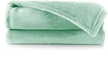 DecoKing Peppermint Kuscheldecke Fleece Microfaser mintgr&uuml;n 200x220cm (BLA/MIC/PEPPERMINT/200x220)