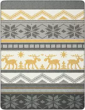 Biederlack Wohndecke Winter Knit 150x200cm, grau (63855453-0)