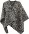 David Fussenegger Poncho Silvretta 'Leo' 70 x 140 cm Anthrazit