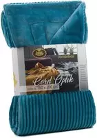 G&ouml;zze Wohndecke "Cordoptik" mit Glanzeffekt, Kuscheldecke