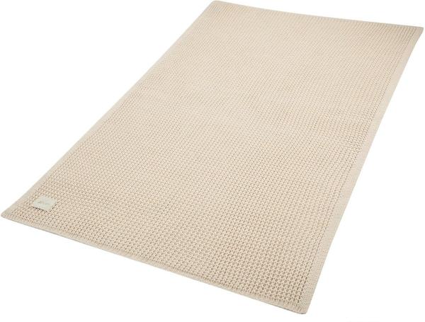 Joop! Strickplaid Plaid 130x180cm creme