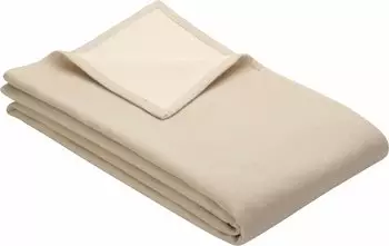 Ibena Doubleface Cotton Pur 140x200cm weiß