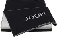 Joop! Wohndecke Melange Doubleface, Graphit, Schwarz, Textil, Uni, 150x200 cm, Made