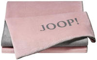 Joop! Wohndecke Rose Graphit 150 x 200 cm - Grau/Rosa