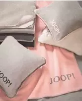 JOOP! Wohndecke JOOP! Uni-Doubleface , grau , Baumwollmischgewebe , Ma&szlig;e (cm): B: