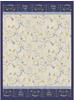 Bassetti OPLONTIS Plaid, Blau, 180 x 250 cm