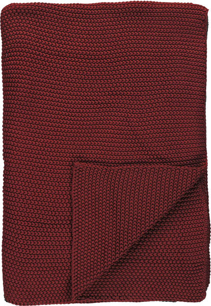 Marc O'Polo Nordic Knit 130x170cm red