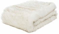 G&ouml;zze Wohndecke "Schneefuchs" mit Kunstfell, Kuscheldecke
