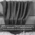 Wometo Strick 140x190cm dark grey