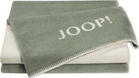 JOOP! Wohndecke Uni Doubleface I Gr&ouml;&szlig;e 150x200 cm I Farbe Salbei-Ecru - Gr&uuml;n