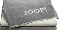 JOOP! Wohndecke - Melange Doubleface Dunkelgrau 150x200cm