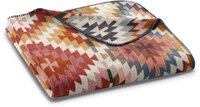 Biederlack Wohndecke "Nomad" mit geketteltem Zierstich, Kuscheldecke