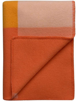 Roros Tweed SYNDIN Lammwolldecke 135x200cm orange