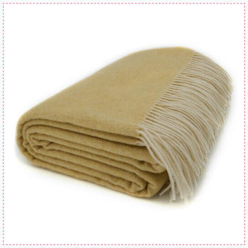 Glaeser Kuscheldecke 140x190cm gelb