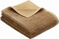 IBENA Wohndecke "Fano" mit Streifen versehen, Kuscheldecke