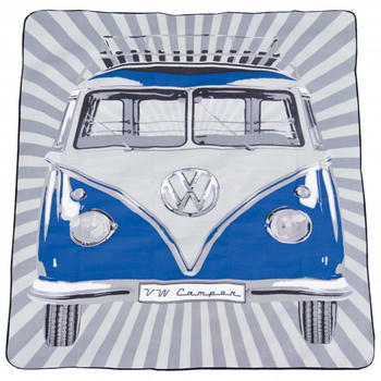 VW Collection Picknickdecke Bulli T1 150x200cm blau