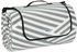 grau gestreift (10035590): Relaxdays XXL Picknickdecke 200x300 cm