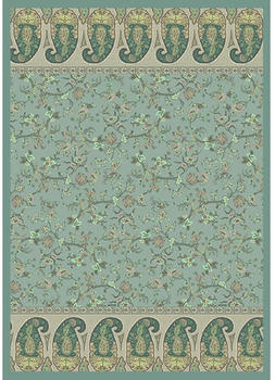 Bassetti GENOVA Plaid mit Füllung - V1-grün - 270x250 cm