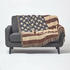 Homescapes Überwurf USA-Flagge, 125x150 cm - Stars and Stripes