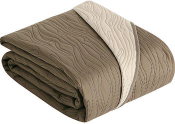 Erwin Müller Tagesdecke braun-beige 140x210 cm