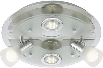 Briloner 3560-042 LED Decken-Spotlight VASO 2xGU10/3W + 2xE14/3,2W/230V