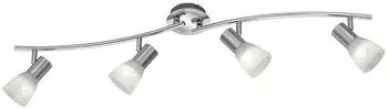 Trio LED Wand-/Deckenleuchte Nickel-Matt/Alabaster E14 4x5W/1880lm (871010407)