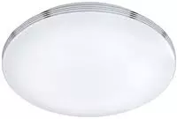 Trio Leuchten BADEZIMMER-DECKENLEUCHTE Chrom, Wei&szlig; 35x9.5x35 cm,