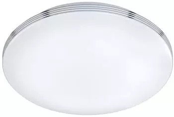 Trio LED Deckenleuchte Chrom/Weiß 18W/1600lm IP44 350mm (659411806)