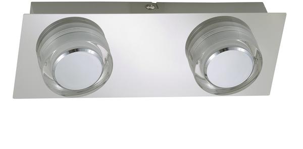 Briloner LED Deckenleuchte Wandlampe 2x 5 W Badleuchte Briloner Surf 2257-028