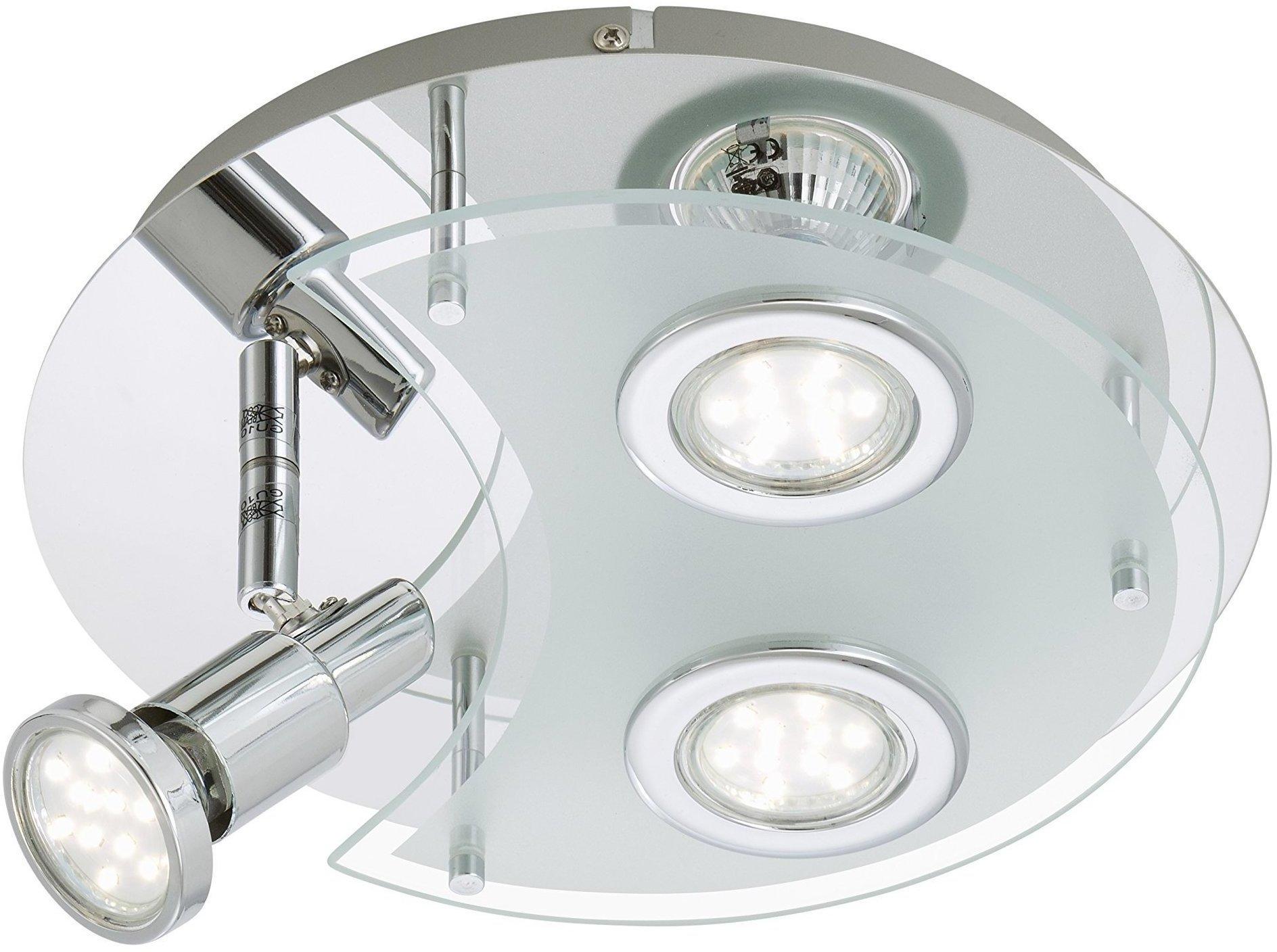 LED Deckenleuchte Briloner Splash 2228-038 Badezimmerlampe Schwenkbar 3x 3 Watt 