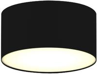 Ranex - Deckenlampe Ceiling Dream, Stoff Schwarz / Abdeckung Satiniert, &Oslash; 20cm