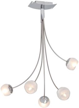 Brilliant LED Deckenleuchte, Leuchtmittel nicht inklusive, Decken Lampe Wohn Ess Zimmer Beleuchtung Glas Kugel Strahler Flur (17134)