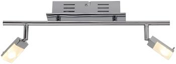 Brilliant Deckenleuchte LED 2 Flammig Strahler verchromt (G16413/15)