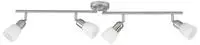 Brilliant Deckenstrahler "Sofia" E14 1 Stk. Spotrohr 4flg eisen/chrom/wei&szlig;