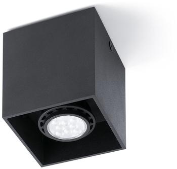 FARO Barcelona Buchumschläge 63271Deckenleuchte, 50W, Alu-Körper, Schwarz,