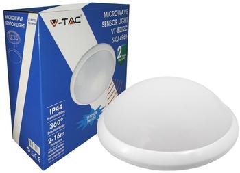 V-TAC LED Lampe mit Mikrowellensensor E27 max. 60W ohne LM weiss
