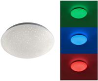 JUST LIGHT Deckenleuchte "SKYLER" LED-Board 1 Stk. Farbwechsler LED, dimmbar, &Oslash; 25