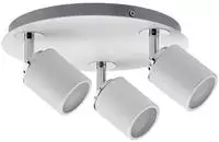 Paulmann LED Deckenleuchte GU10 1 Stk. GU10, 3er-Spot Gu10 Wei&szlig;/Chrom Tube ohne