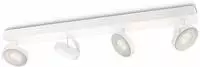 Wandleuchte Led Philips Clockwork Wei&szlig;4x4.5w Einstellbar 2000lm [ph-8718696154526]