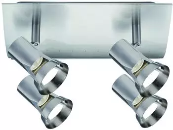 Paulmann Teja 4er-Spot GU10 silber Nickel satiniert 10W (66701)
