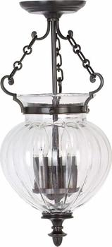 Elstead Lighting Deckenleuchte (Laterne) innen IP Nickel 3-flammig (Elstead Lighting FP/P/S POL NCKL)