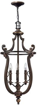 Elstead Lighting Plymouth Kronleuchter 4-fach Ältere Bronze (HK-PLYMOUTH4-P)