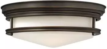 Elstead Lighting Hadley Deckenleuchte E27 3-fach Ölgeriebene Bronze