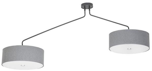 Licht-Trend Haw Verstellbare Deckenleuchte mit 2 Schirmen Grau